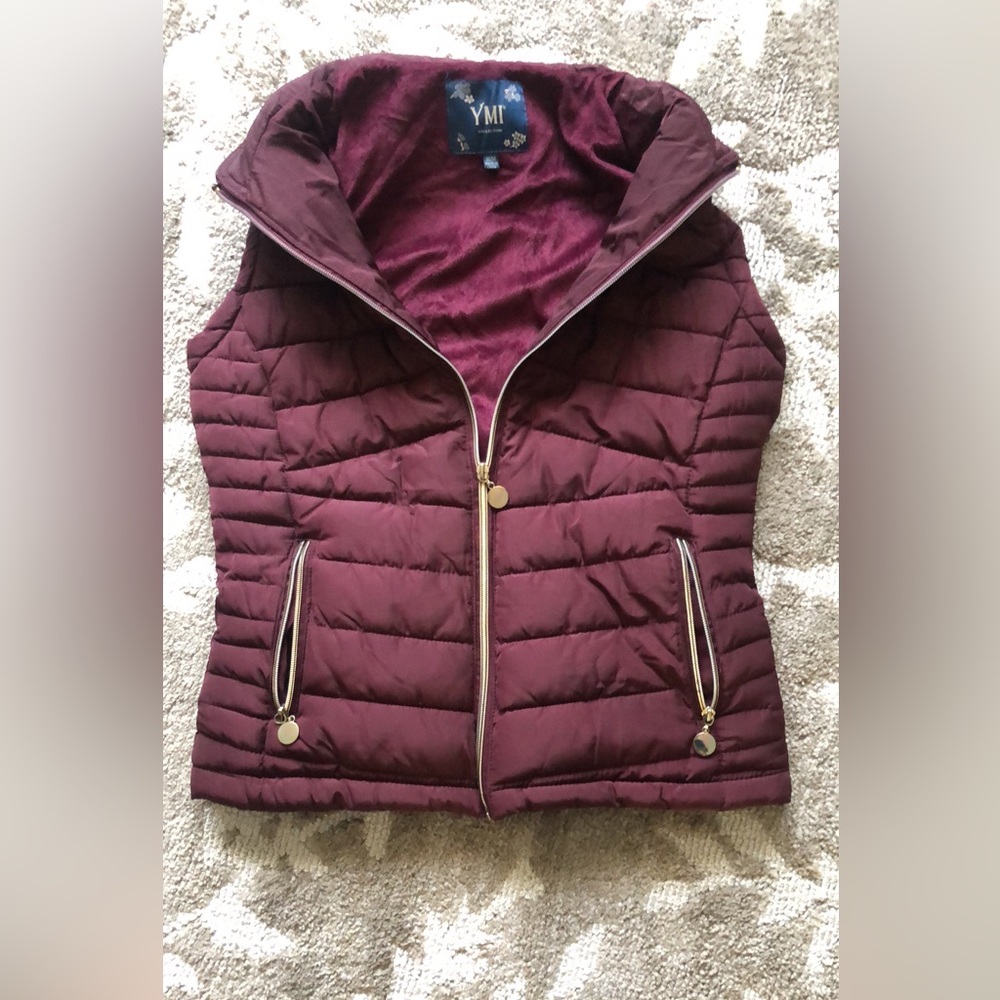 YMI Burgundy vest
